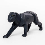 Sculptura din portelan, Pantera Matt Black, Origami - LLADRO