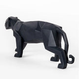 Sculptura din portelan, Pantera Matt Black, Origami - LLADRO