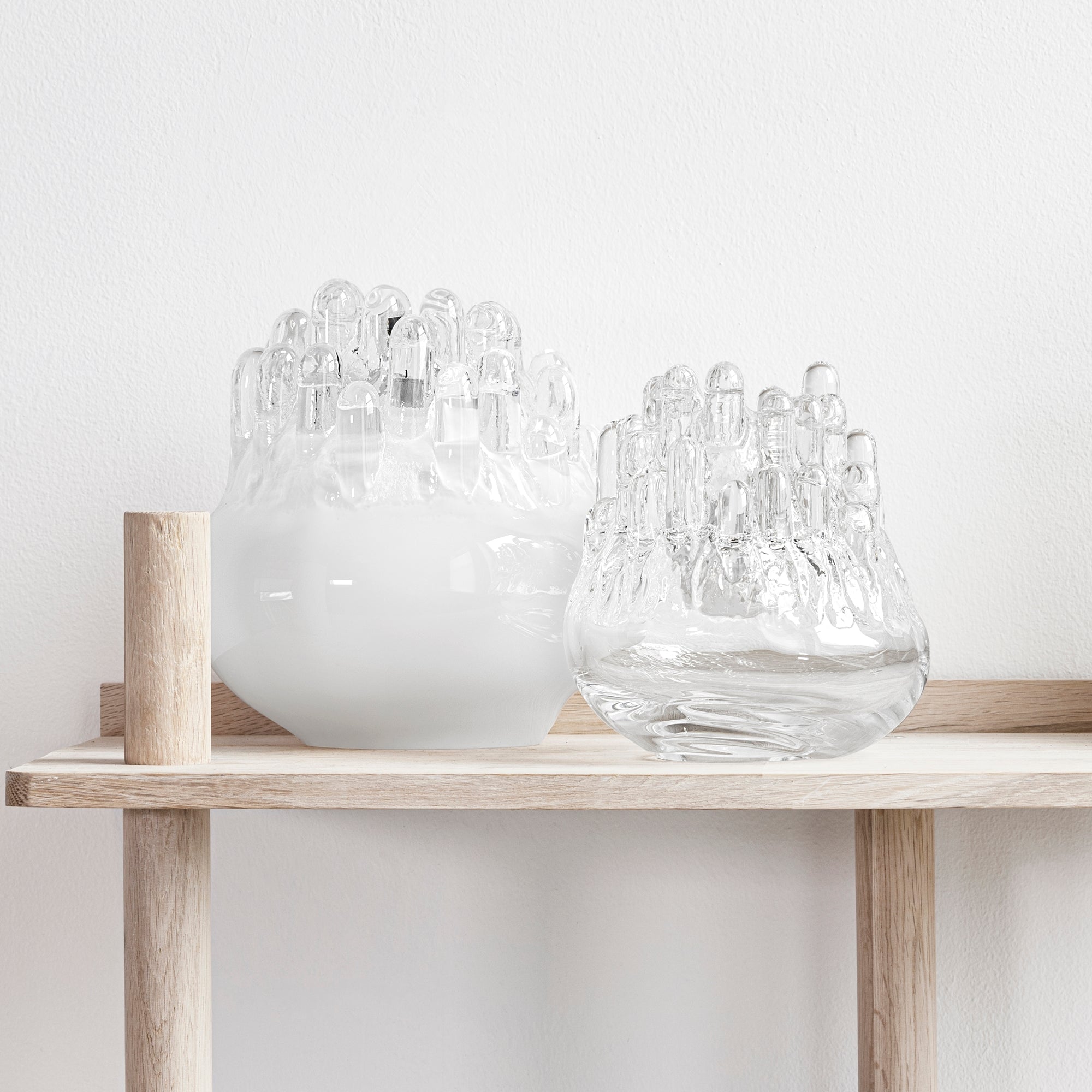 Sculptura din sticla cristalina, Transparent, 20 cm, Polar Votive by Goran Warff - KOSTA BODA