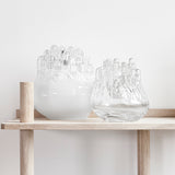 Sculptura din sticla cristalina, White, 20 cm, Polar Votive by Goran Warff - KOSTA BODA