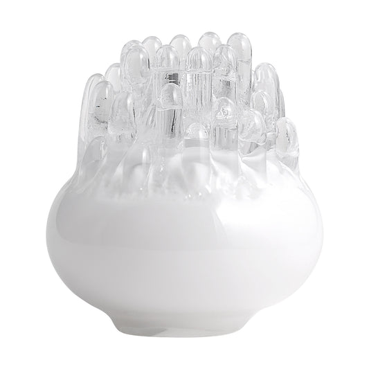 Sculptura din sticla cristalina, White, 20 cm, Polar Votive by Goran Warff - KOSTA BODA
