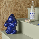 Sculptura din sticla, 30 cm, Klein Blue, Gabba Gabba Hey by Ludvig Lofgren - KOSTA BODA