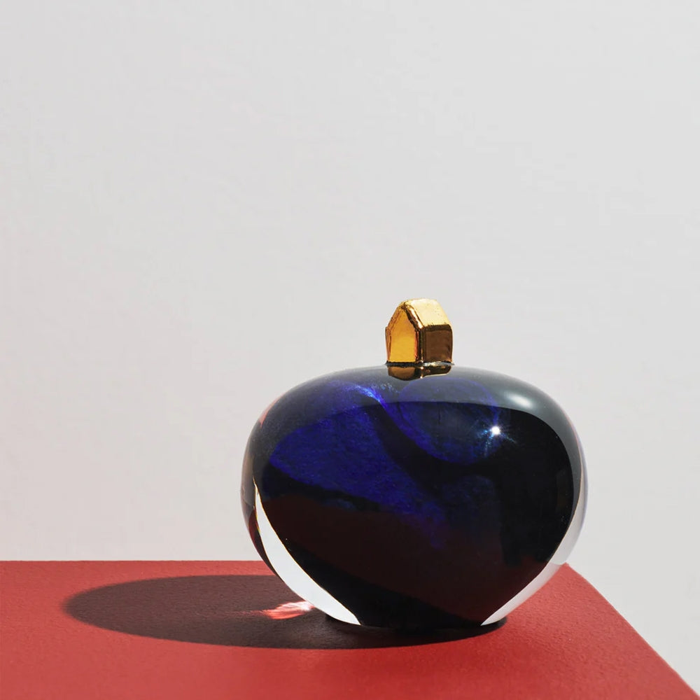 Sculptura On top Midnight, Earth by Bertil Vallien - KOSTA BODA