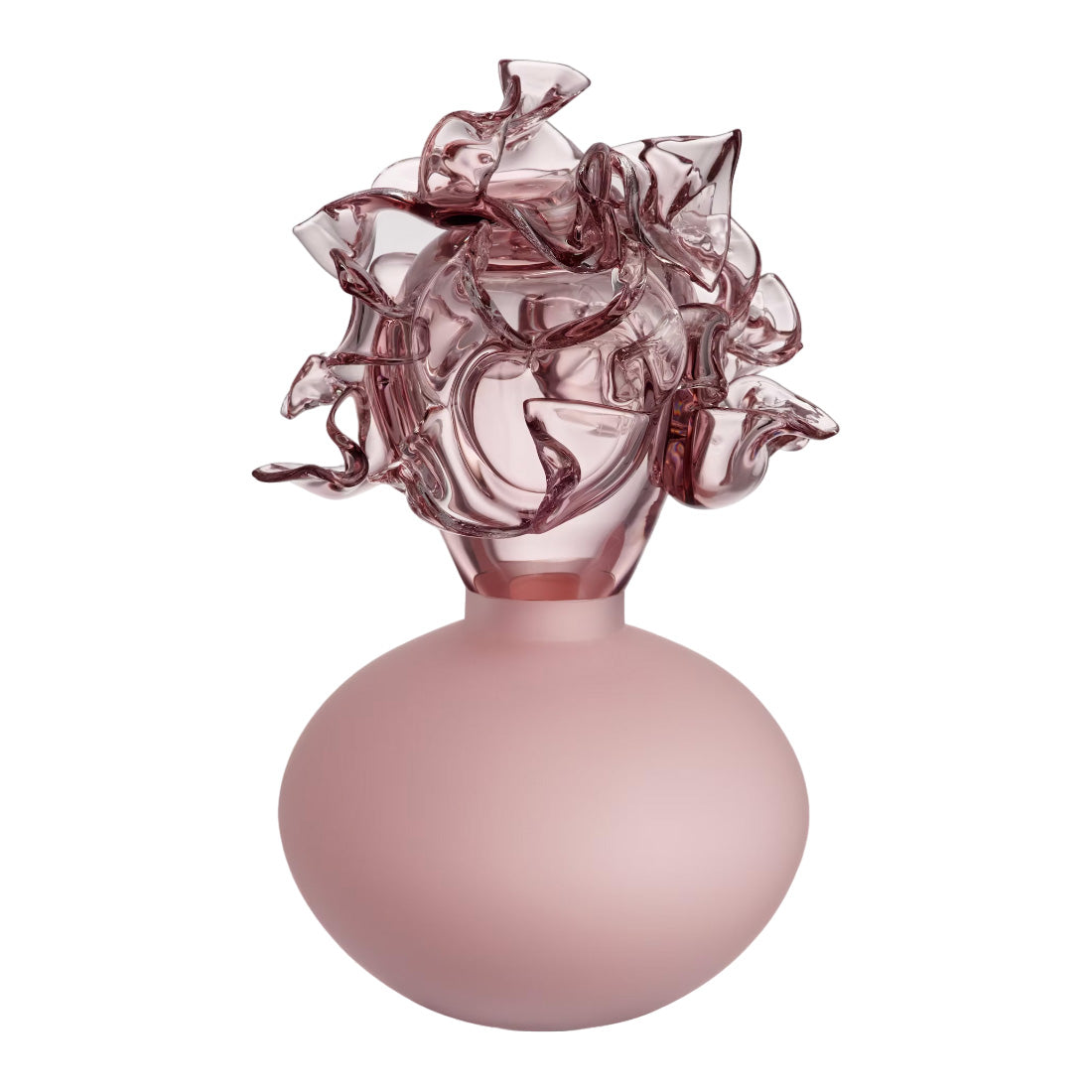 Sculptura vaza, Pink, 23 cm, Mino by Lena Bergstrom - KOSTA BODA