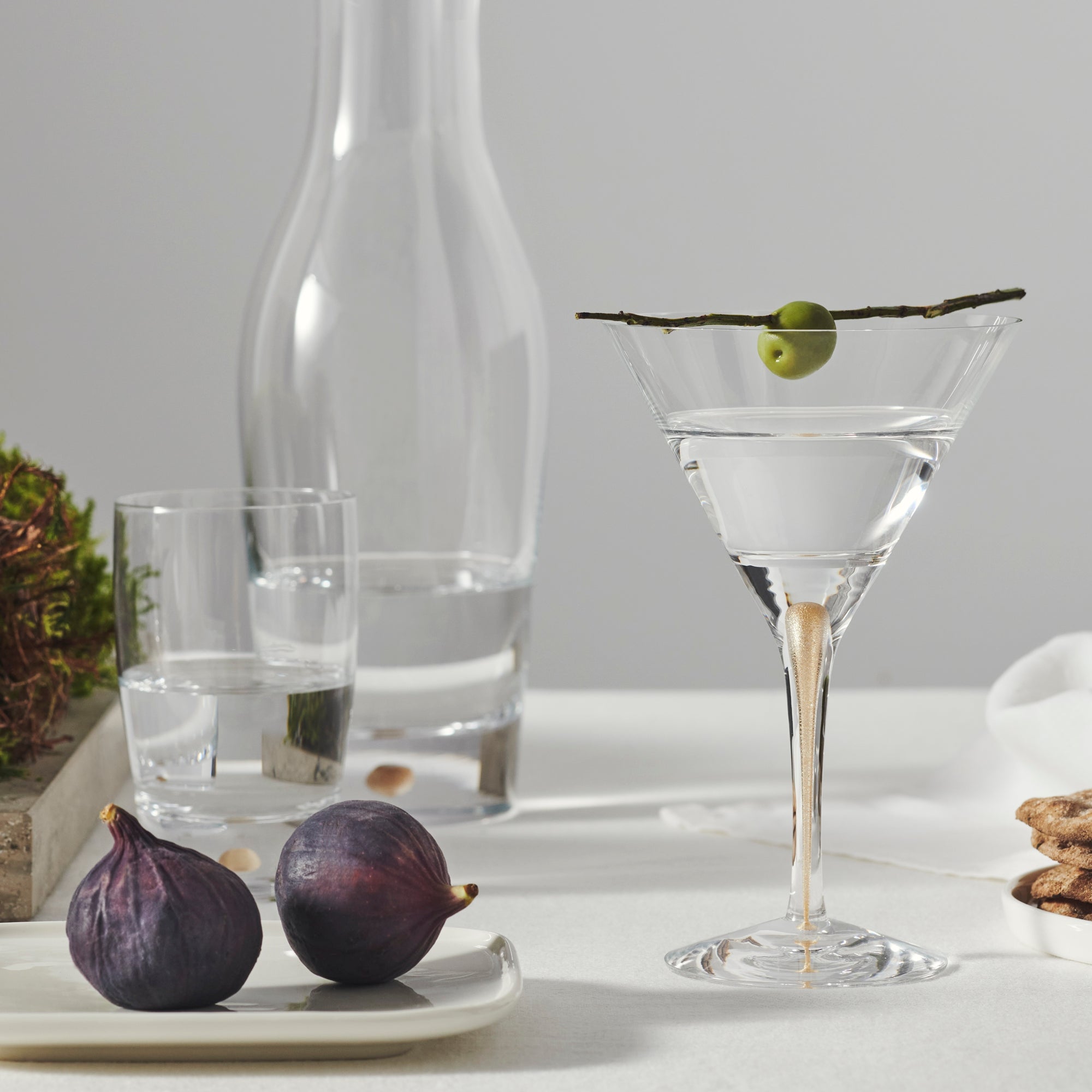 Set 2 pahare pentru apa, 250 ml, Double Old Fashioned, Intermezzo Gold by Erika Lagerbielke - ORREFORS