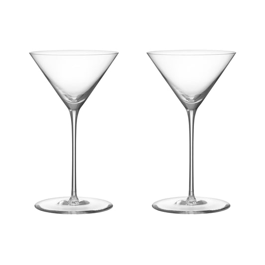 Set 2 pahare pentru Martini, 200 ml, Geometry by Claesson Koivisto Rune - ORREFORS