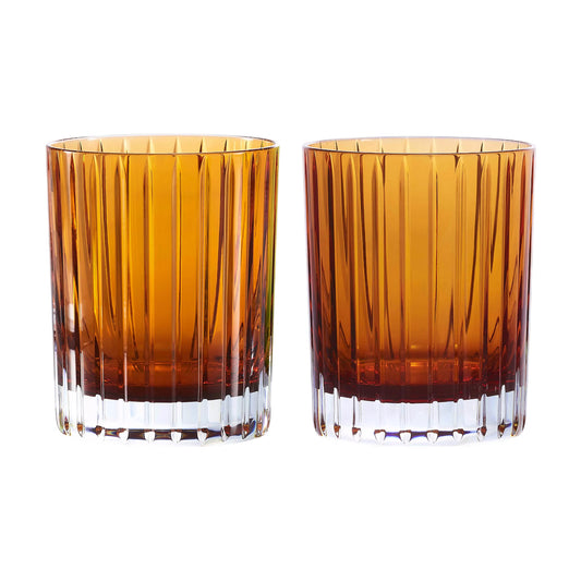 Set 2 pahare Tumbler, 330 ml, Harmonie Orange - BACCARAT