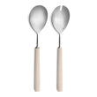 Set 2 piese pentru salata, otel inoxidabil, 24.5 cm, Ebony Ivory - CUTIPOL
