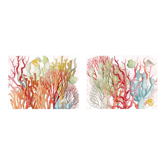 Set 2 suporturi pentru farfurii, 30x40 cm, Corals - NAPKING