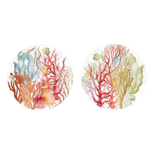 Set 2 suporturi pentru farfurii, 39 cm, Corals - NAPKING