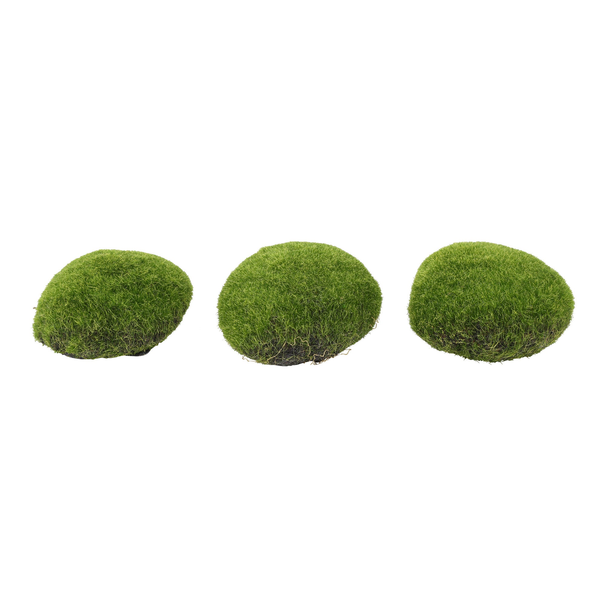 Set 3 bucati muschi decorativ, verde, 25 cm - SIMONA'S CHRISTMAS