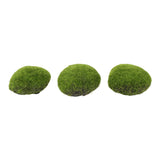 Set 3 bucati muschi decorativ, verde, 25 cm - SIMONA'S CHRISTMAS