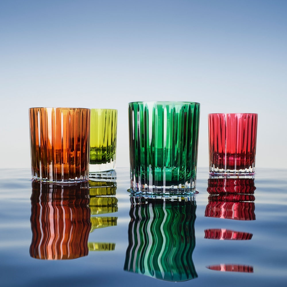 Set 4 pahare pentru whisky, Harmonie Colors of Joy Intense - BACCARAT