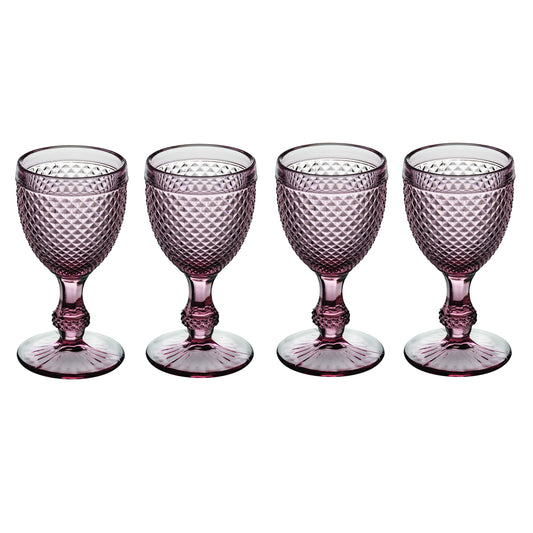 Set 4 pahare pentru apa, Bicos Pink - VISTA ALEGRE