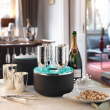 Set 4 pahare pentru sampanie, cutie neagra, Martele - ROBBE & BERKING