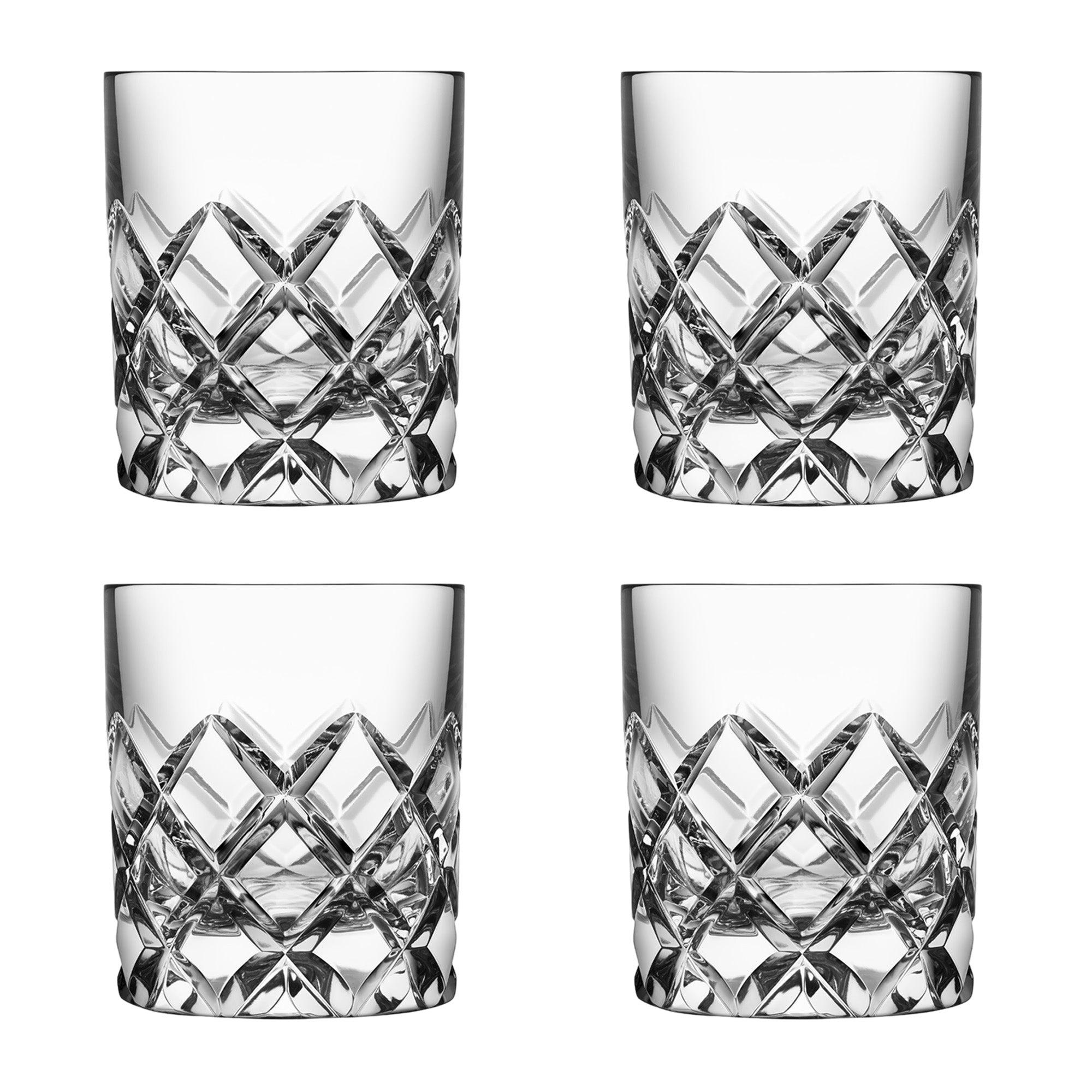 Set 4 pahare pentru whisky, 250 ml, Sofiero by Gunnar Cyren - ORREFORS