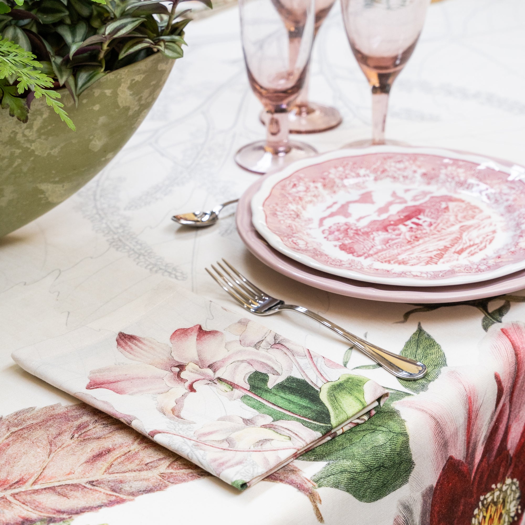 Set 4 servete de masa, 45 x 45 cm, Dafne - NAPKING