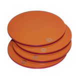 Set 4 suporturi pentru pahare, Orange, 11 cm, Octogone - BACCARAT