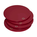 Set 4 suporturi pentru pahare, Red, 11 cm, Octogone - BACCARAT
