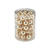 Set 50 mini globuri din sticla, auriu - SIMONA'S Christmas