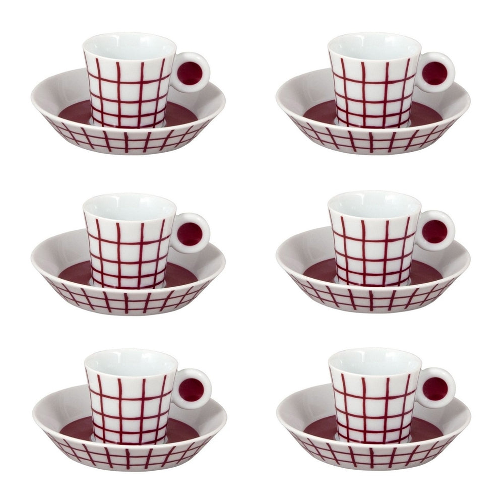 Set 6 cesti pentru espresso si farfurii, Irazu Cargo by Olivier Gagnere - BERNARDAUD