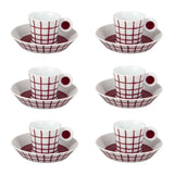 Set 6 cesti pentru espresso si farfurii, Irazu Cargo by Olivier Gagnere - BERNARDAUD