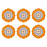 Set 6 farfurii pentru desert Wheel, portelan, 21 cm, Dolce Vita - BACI MILANO