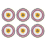 Set 6 farfurii pentru supa Trinacria, portelan, 23 cm, Dolce Vita - BACI MILANO