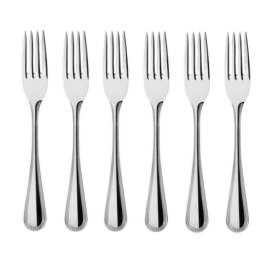 Set 6 furculite desert, otel inoxidabil, Perle - VISTA ALEGRE