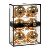 Set 6 globuri decorative, auriu, 7 cm - SIMONA'S CHRISTMAS
