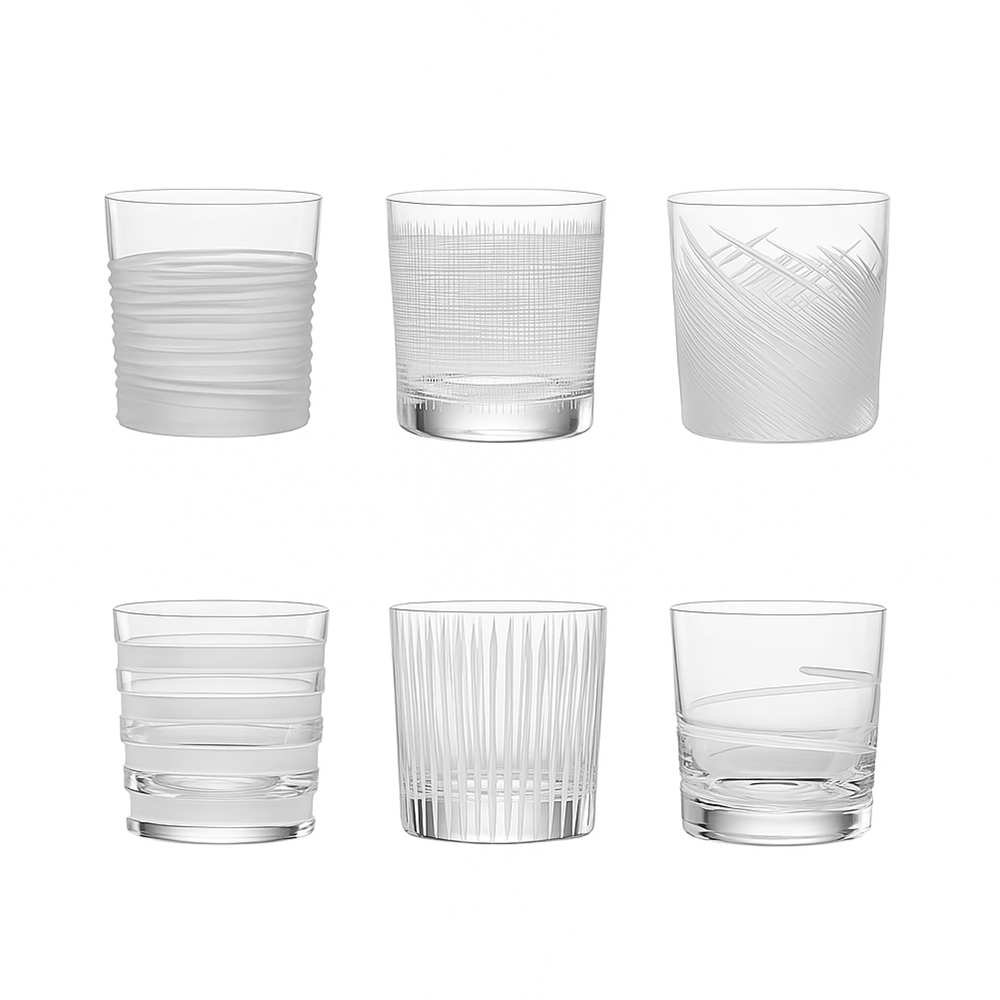 Set 6 pahare tumbler, 360 ml, Nove - SALVIATI