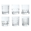 Set 6 pahare Tumbler, acril transparent, Crystal Touch - BACI MILANO