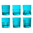 Set 6 pahare Tumbler, acril turcoaz, Crystal Touch - BACI MILANO