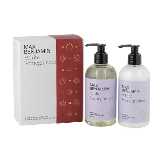 Set cadou gel de dus si lotiune de corp, White Pomegranate, 300 ml, colectia Classic - MAX BENJAMIN