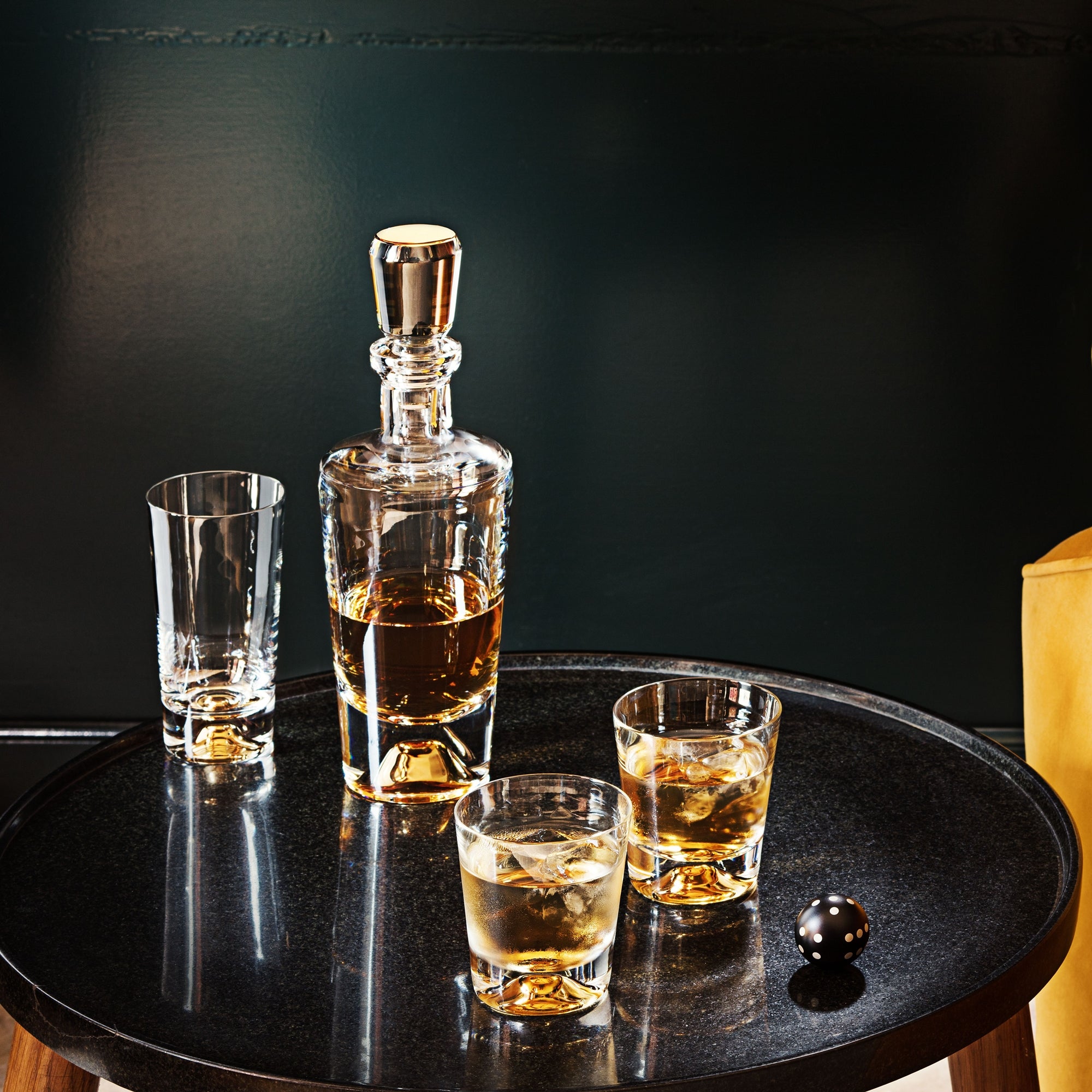 Set decantor whisky si 4 pahare Old Fashion, Olympos - VISTA ALEGRE