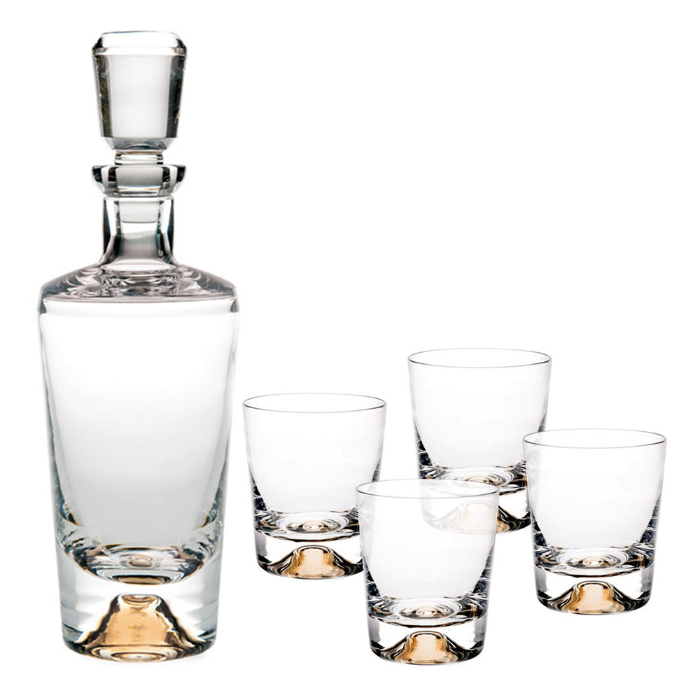 Set decantor whisky si 4 pahare Old Fashion, Olympos - VISTA ALEGRE