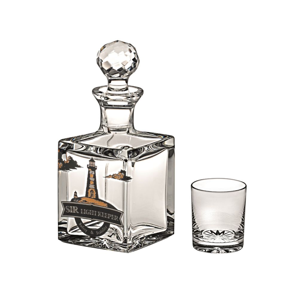 Set mini decantor whisky si pahar Lighthouse, Sirs of the Sea - VISTA ALEGRE