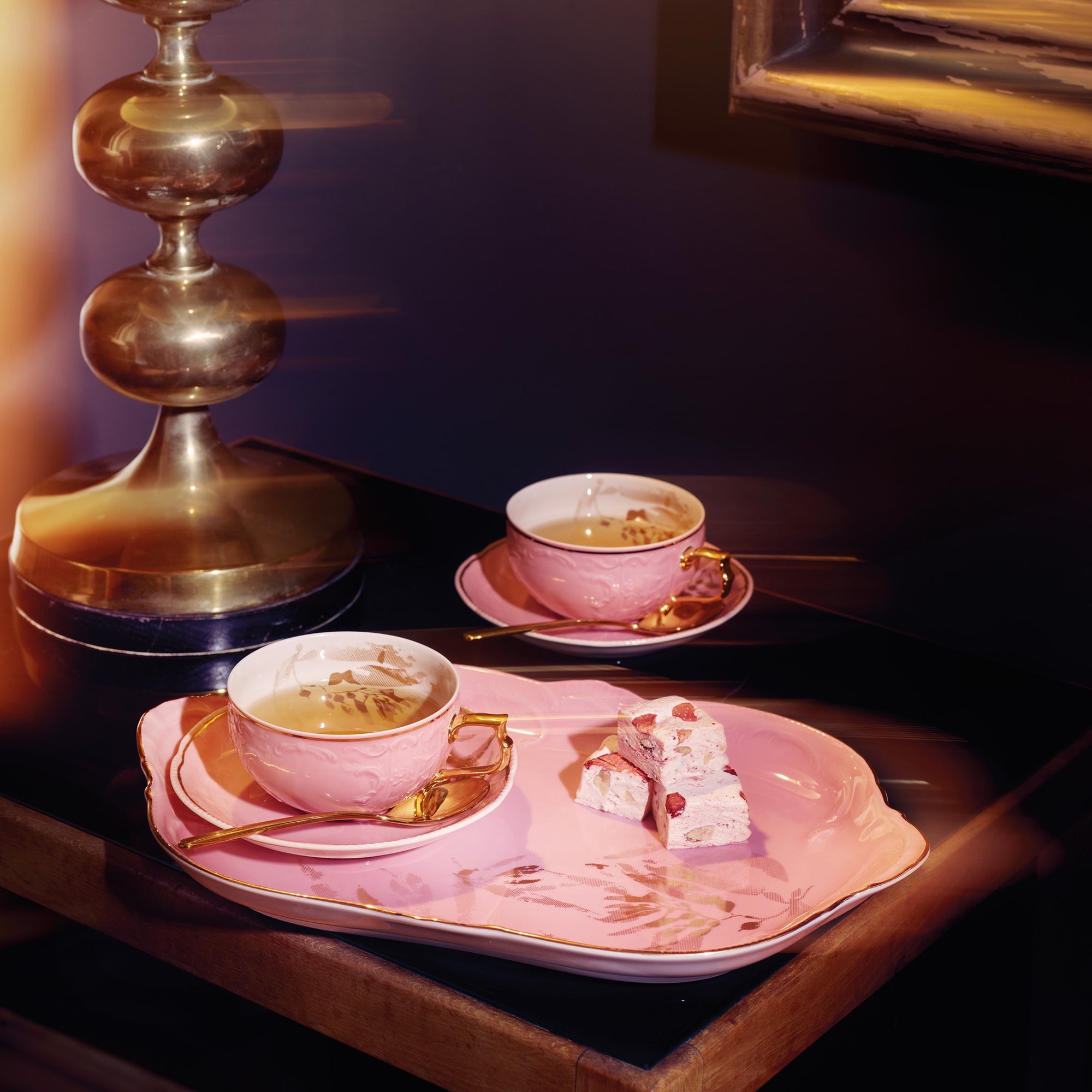 Set pentru ceai, 7 piese, Sanssouci Jubilee Midas Rose - ROSENTHAL