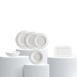 Set pentru cina, 22 piese, Giulietta - LA PORCELLANA BIANCA