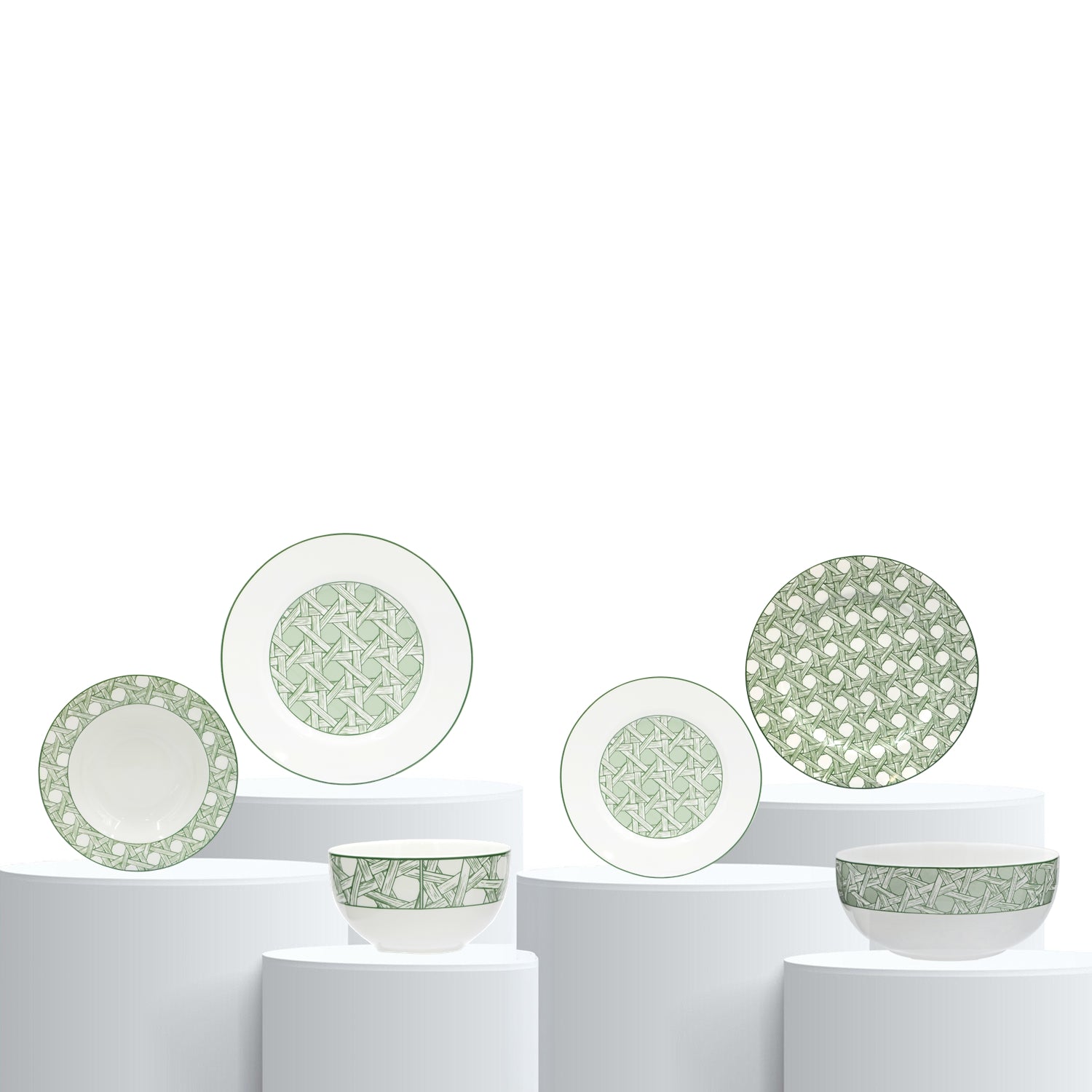 Set pentru cina, 31 piese, Intrigo - LA PORCELLANA BIANCA