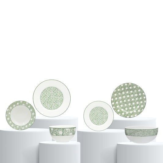 Set pentru cina, 31 piese, Intrigo - LA PORCELLANA BIANCA