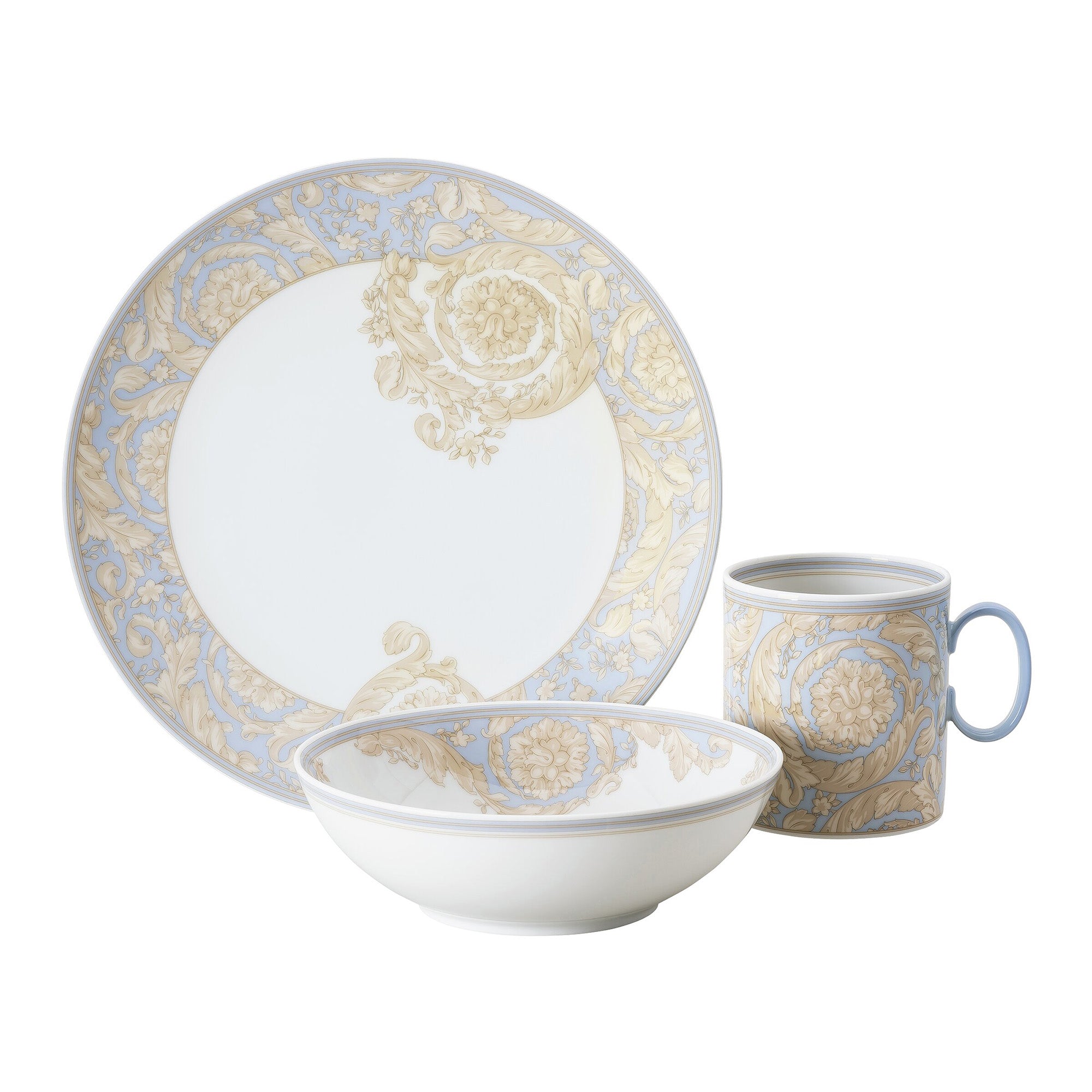 Set pentru copii, 3 piese, Barocco Blue - VERSACE