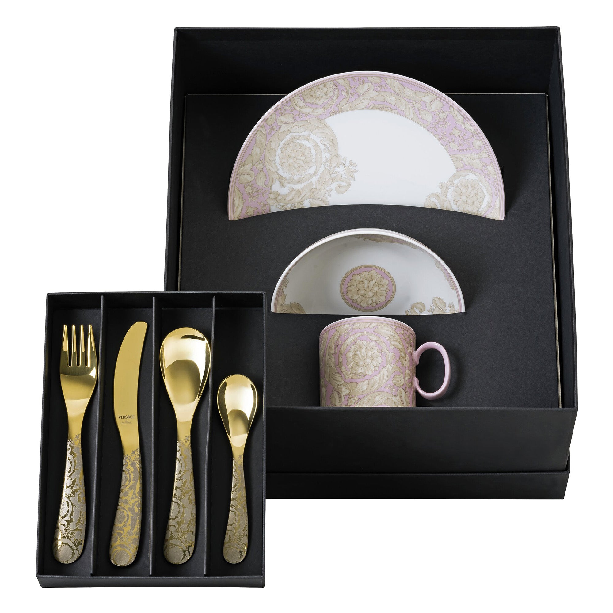 Set pentru copii, 7 piese, Barocco Rose - VERSACE