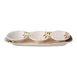 Set platou si 3 boluri din ceramica, Olives - BORDALLO PINHEIRO