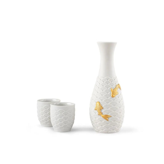 Set sake din portelan, Koi by Dept. Diseno y Decoracion - LLADRO