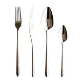 Set tacamuri din otel inoxidabil, 24 piese, Aires Mateus Champagne - CUTIPOL
