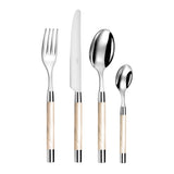 Set tacamuri din otel inoxidabil, 24 piese, Conty Nacre - SIMONA'S COLLECTION