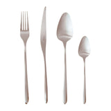 Set tacamuri din otel inoxidabil, 24 piese, Aires Mateus Matt Champagne - CUTIPOL