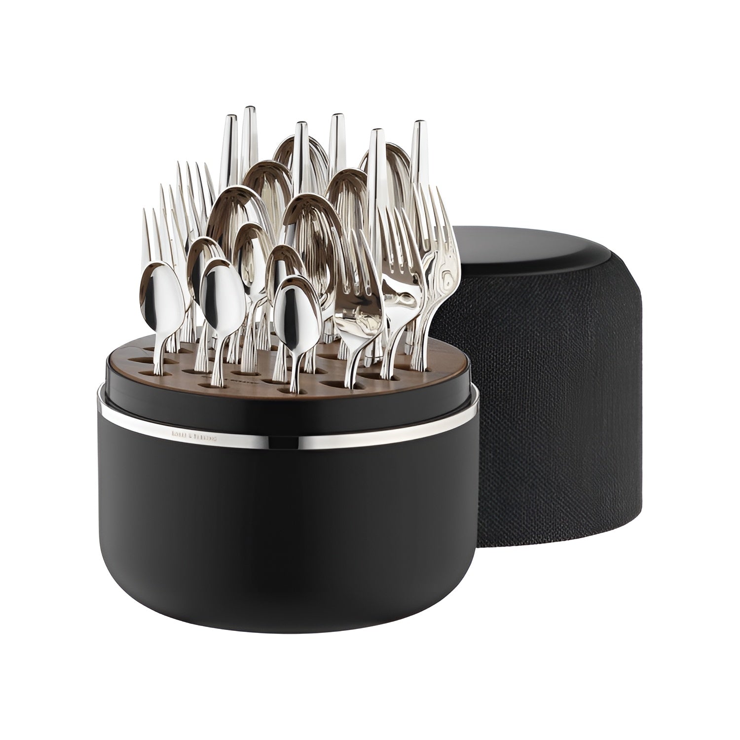 Set tacamuri placate cu argint, 24 piese, cutie neagra, Metropolitan - ROBBE & BERKING