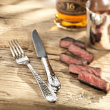 Set tacamuri placate cu argint Barbecue, 4 piese, Martele Frozen Black - ROBBE & BERKING